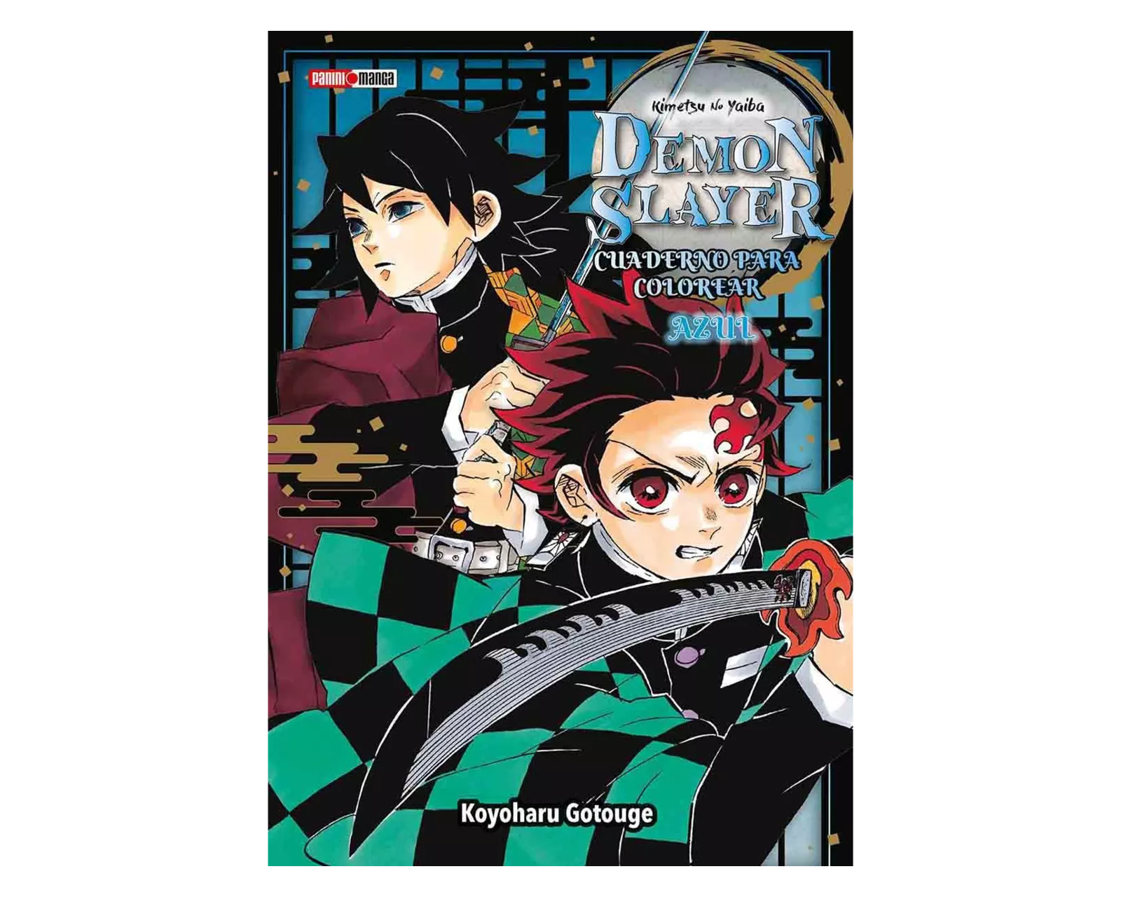 Foto 2 pulgar | Manga Demon Slayer Cuaderno Para Colorear Nro. 2 Panini