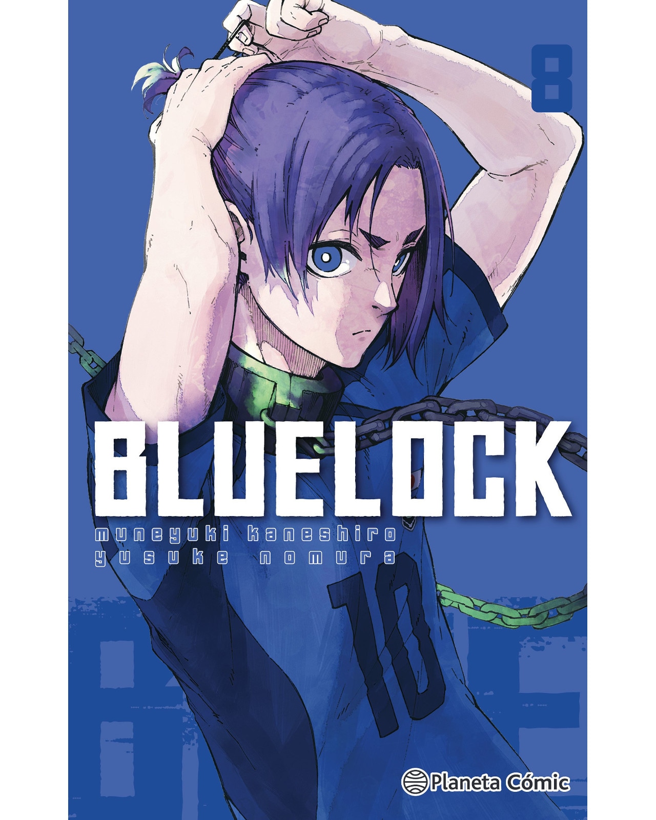 Libro Blue Lock Nº 08 Editorial Planeta Cómic Autor Muneyuki Kaneshiro $248