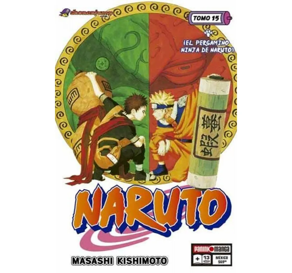 Foto 2 pulgar | Manga Naruto N.15