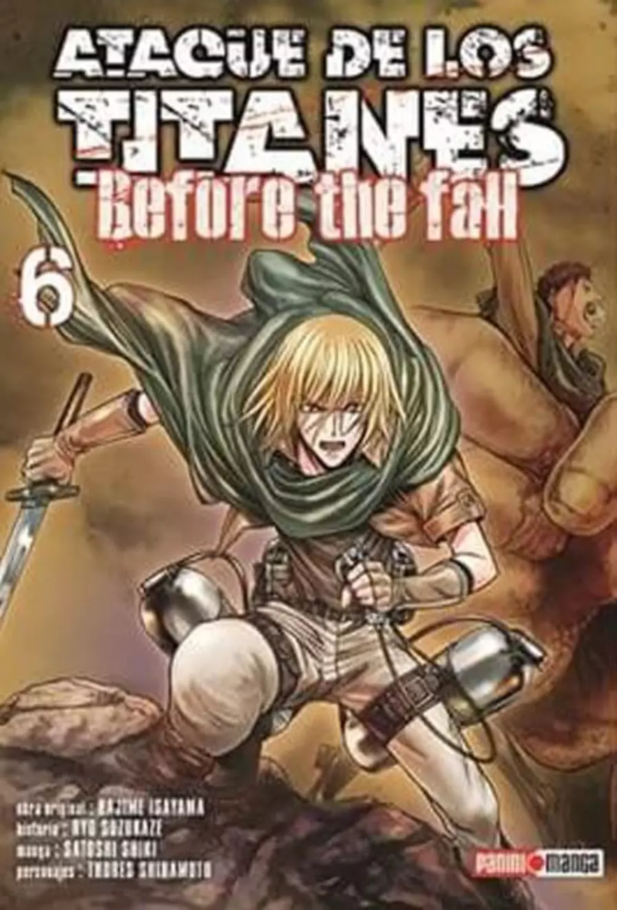 Foto 2 pulgar | Manga Attack On Titan Before The Fall N.6