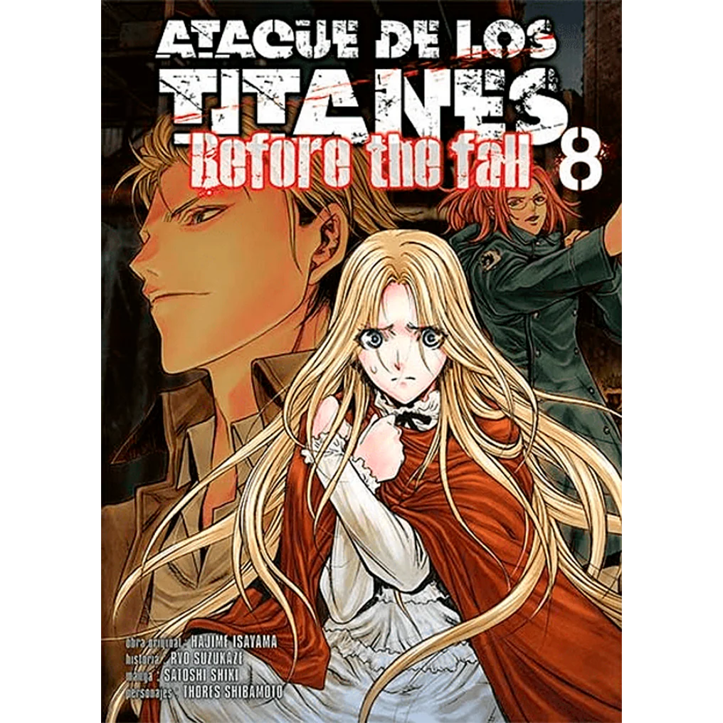 Foto 2 pulgar | Manga Attack On Titan Before The Fall N.8
