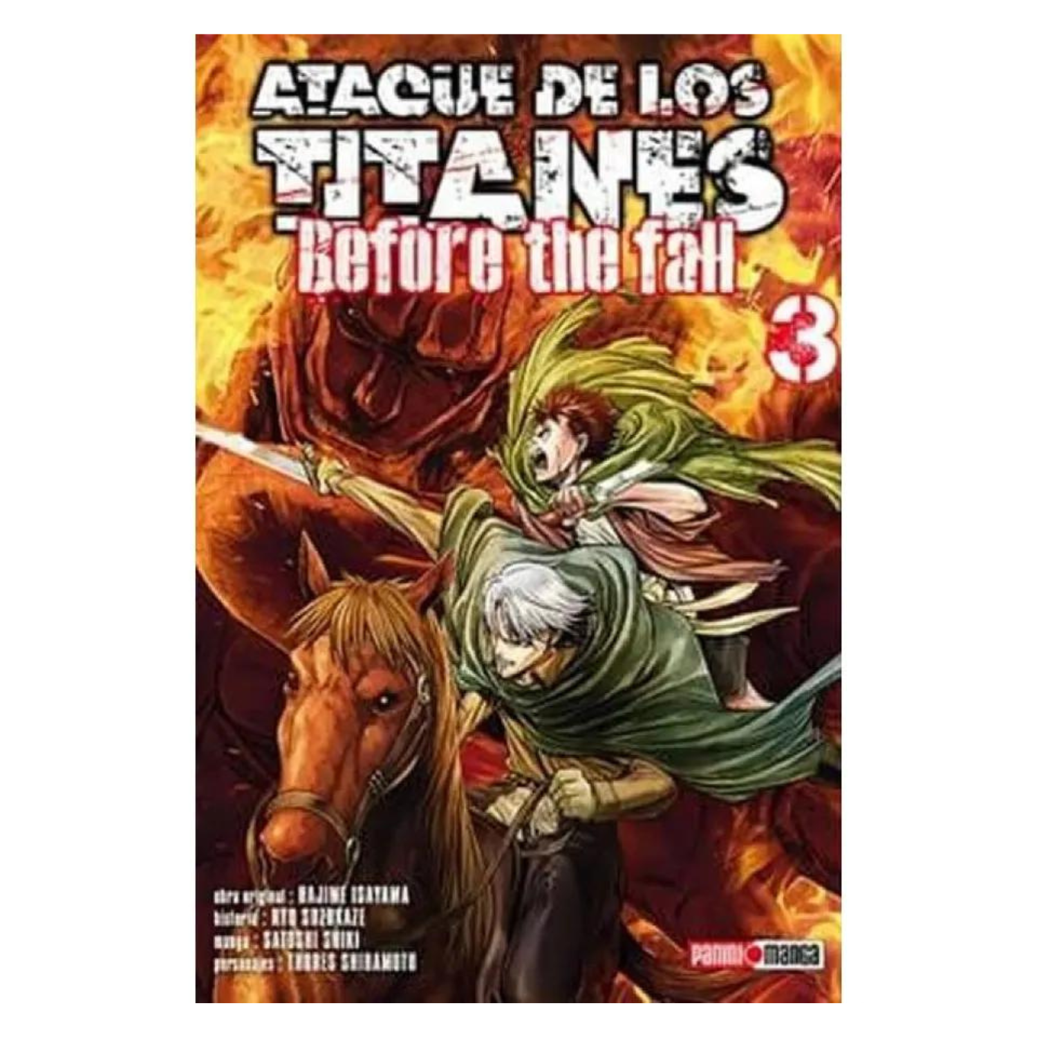 Foto 2 pulgar | Manga Attack On Titan Before The Fall N.3