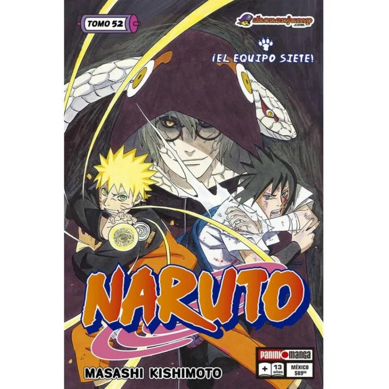 Foto 2 pulgar | Manga Naruto N.52