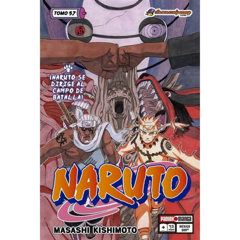 Foto 2 pulgar | Manga Naruto N.57
