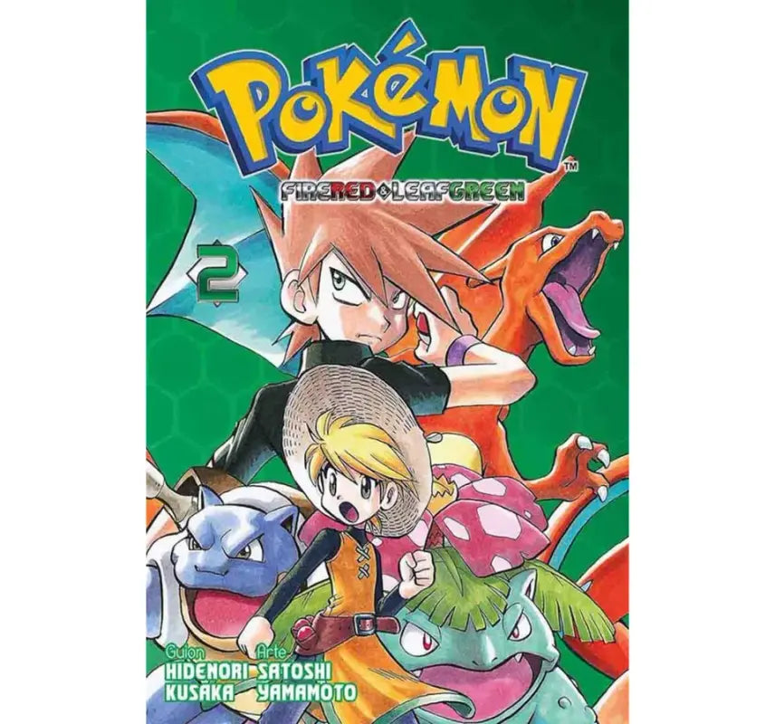 Foto 2 pulgar | Manga Pokemon Fire Red Green Leaf N.2