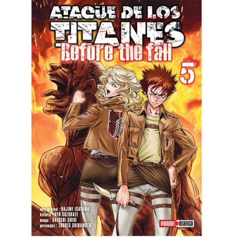 Manga Ataque De Los Titanes Before The Fall N. 5 $299