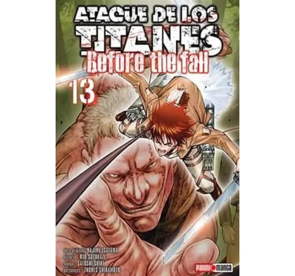 Manga Ataque De Los Titanes Before The Fall N.13 $299