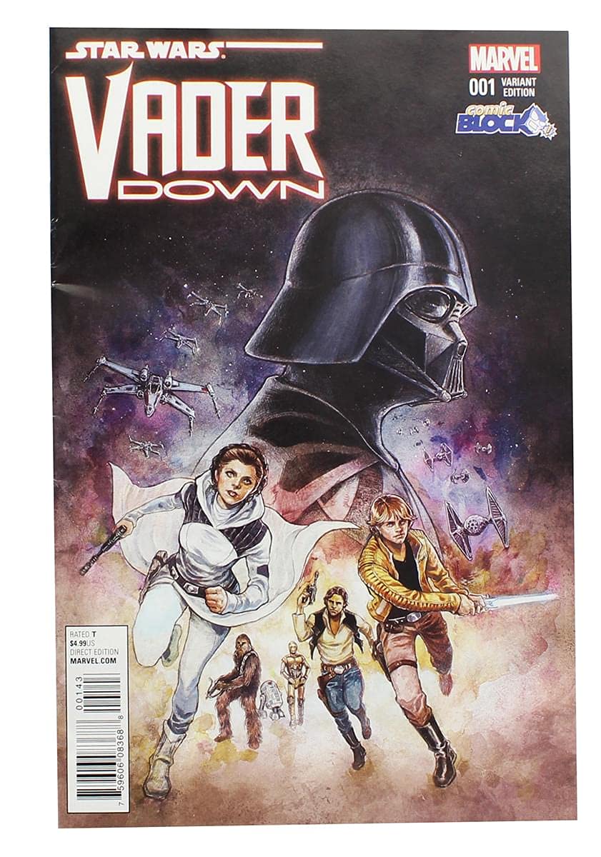 Foto 1 | Variante De Portada De Mckone Del Cómic Star Wars Vader Down #1 - Venta Internacional.
