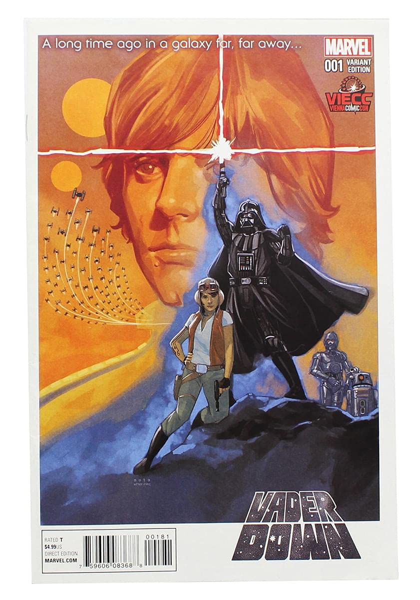 Foto 3 pulgar | Variante De Portada De Mckone Del Cómic Star Wars Vader Down #1 - Venta Internacional.