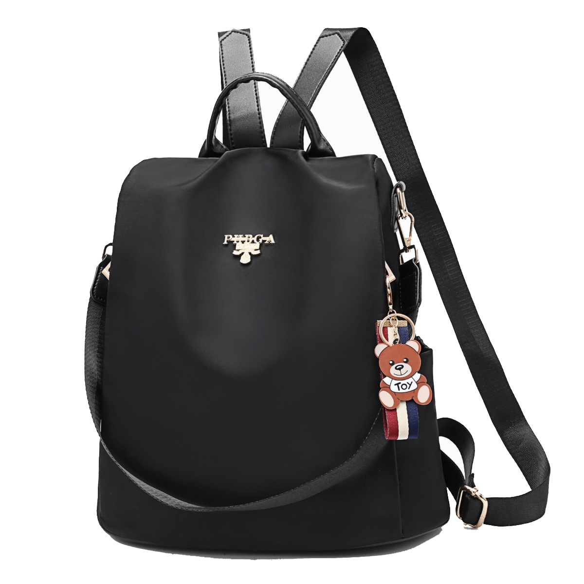 Foto 2 pulgar | Mochila Oxford Impermeable con Correas para Dama color Negro