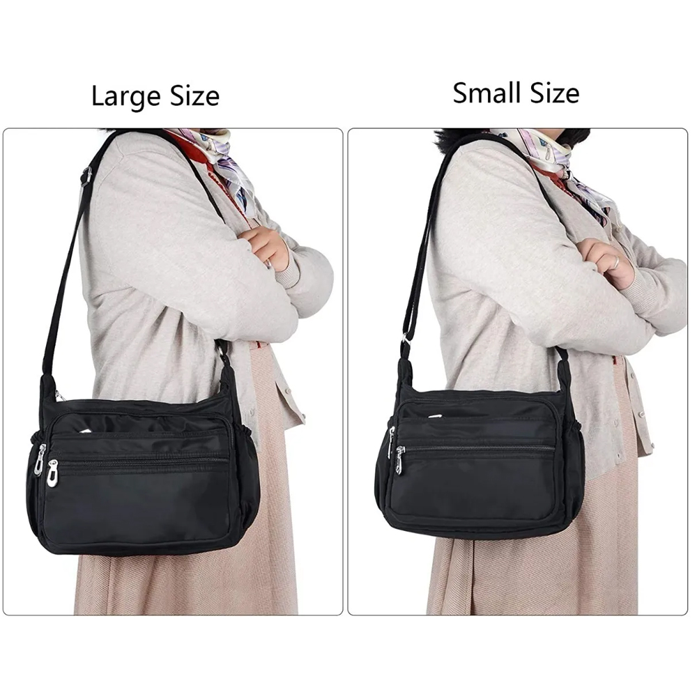 Foto 4 pulgar | Bolsa de Hombro Impermeable Crossbody para Mujer/Hombre color Negro