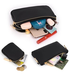 Foto 2 | Bolsa Malubero color Negro para Mujer