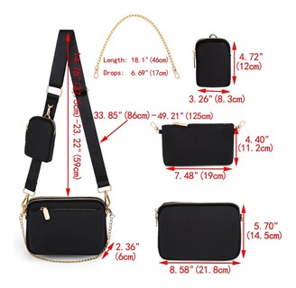 Foto 3 | Bolsa Malubero color Negro para Mujer