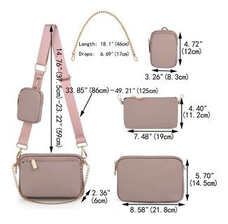 Foto 3 | Bolsa Malubero color Rosa para Mujer