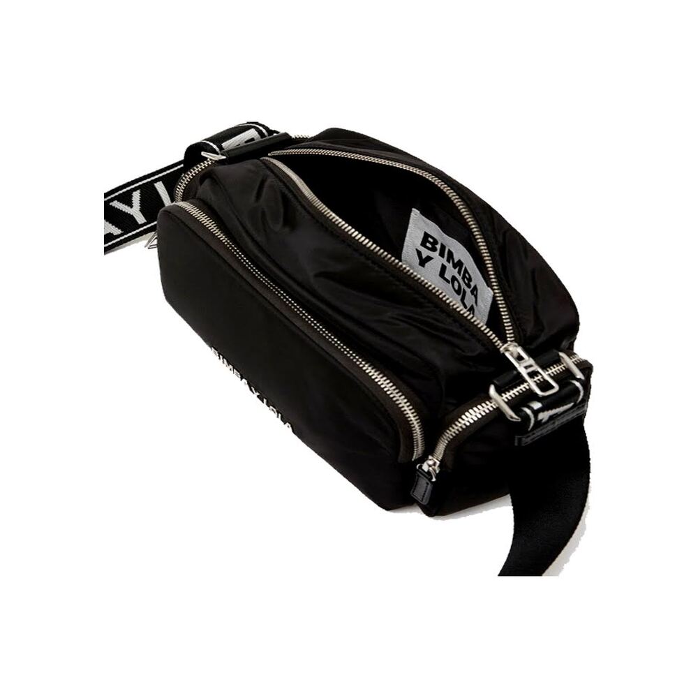 Foto 3 pulgar | Bolso Bandolera Nylon Bimba y Lola color Negro