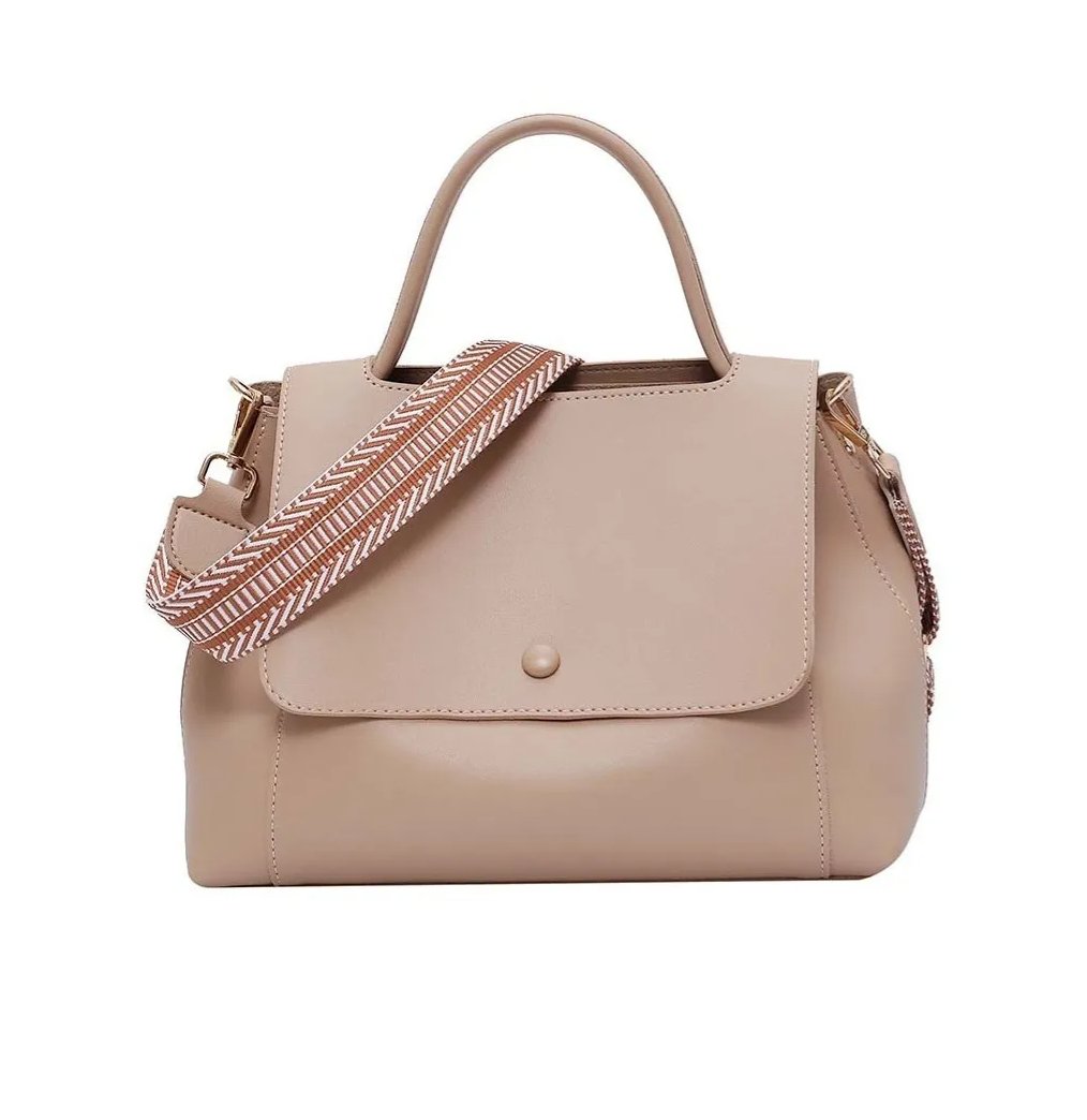 Foto 1 | Bolso Bandolera De Piel Para Mujer Malubero color Marrón