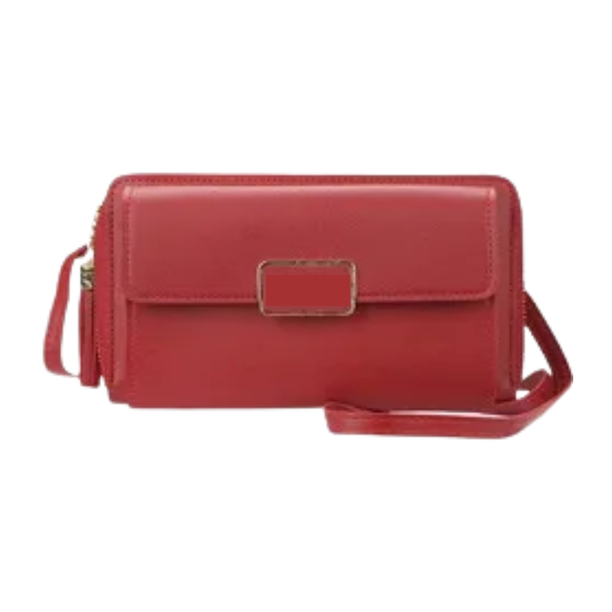 Bolso/ Cartera para Mujer con Bolsillo Separador color Rojo