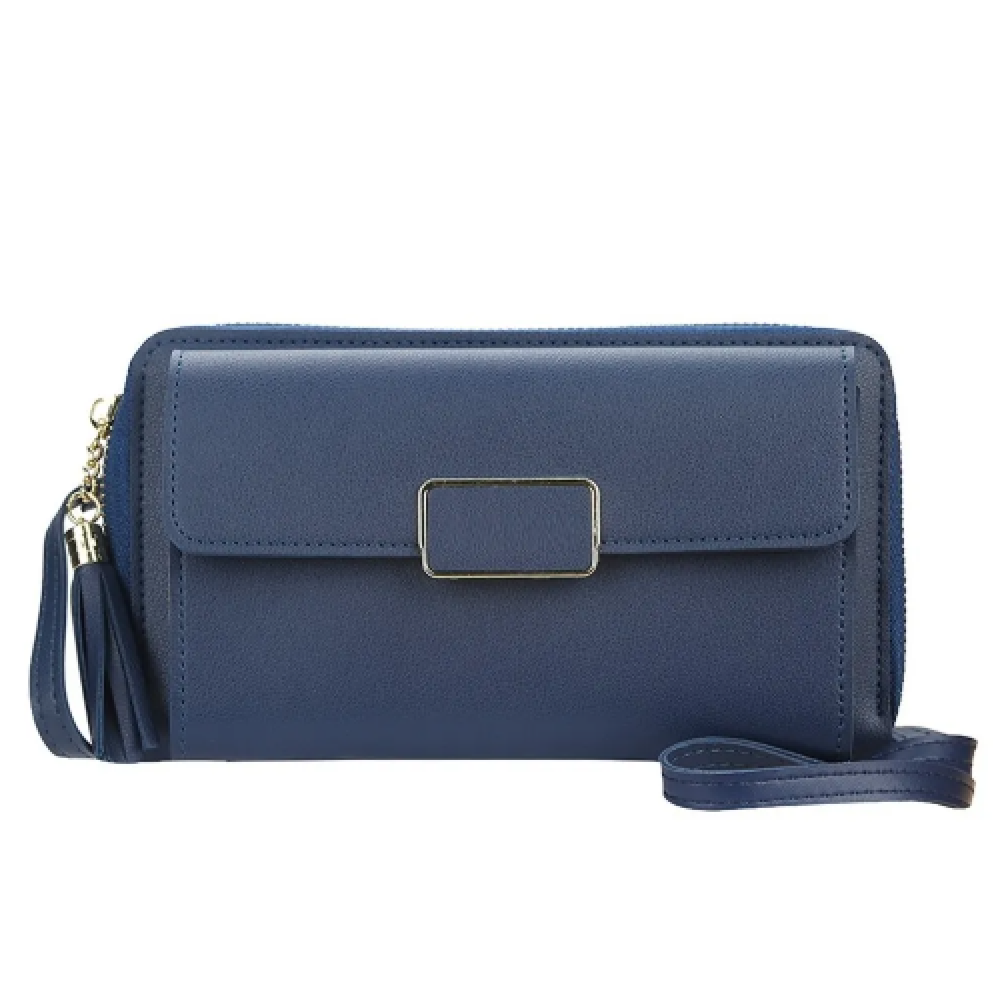 Bolso Bandolera para Mujer Cartera Bolsillo Malubero color Azul