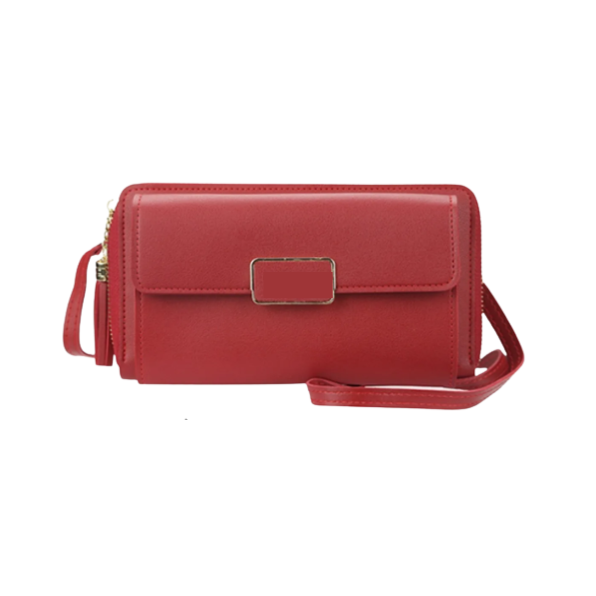 Bolso Bandolera para Mujer Cartera Bolsillo Malubero color Rojo