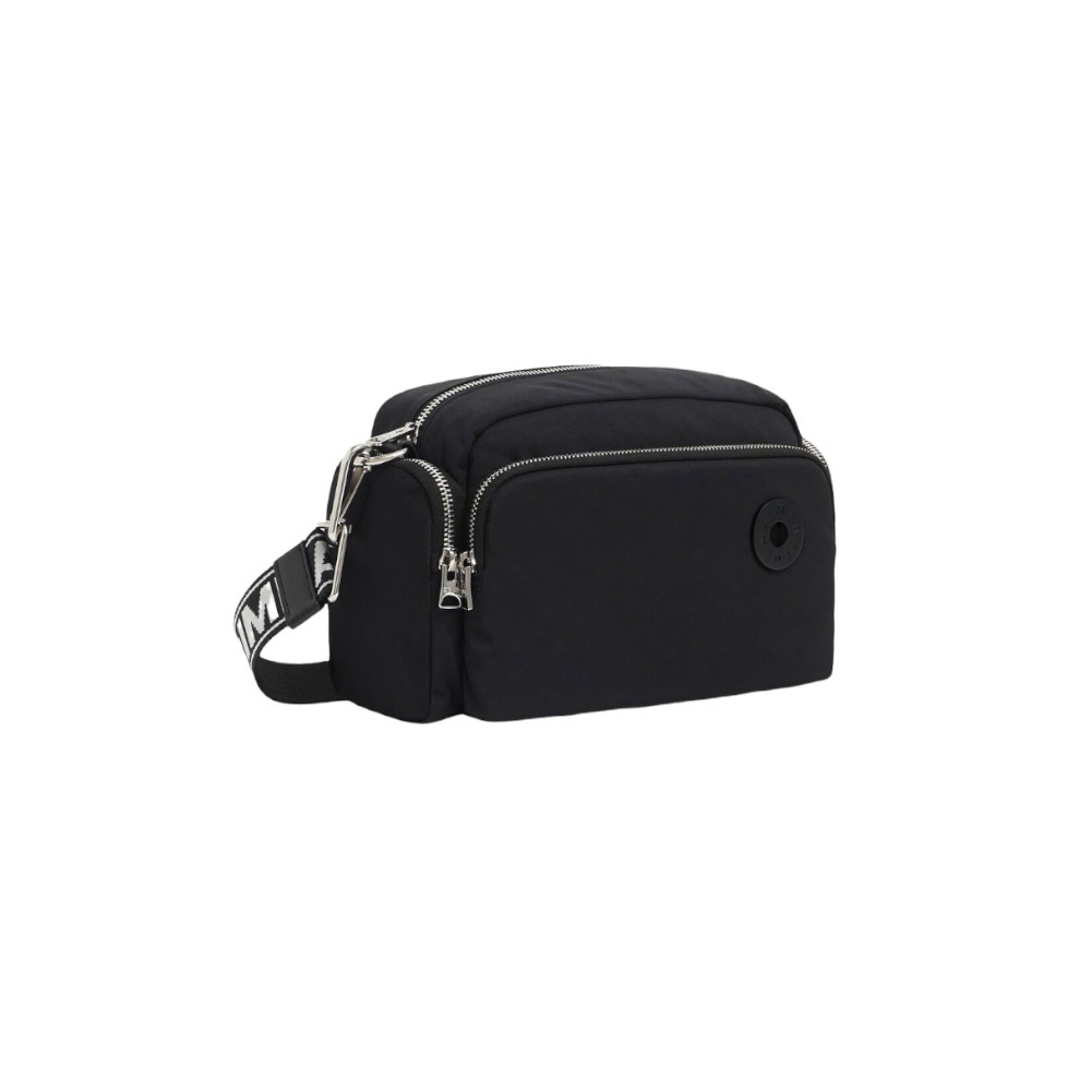 Bolsa Bandolera Bimba y Lola Logo Circular color Negro