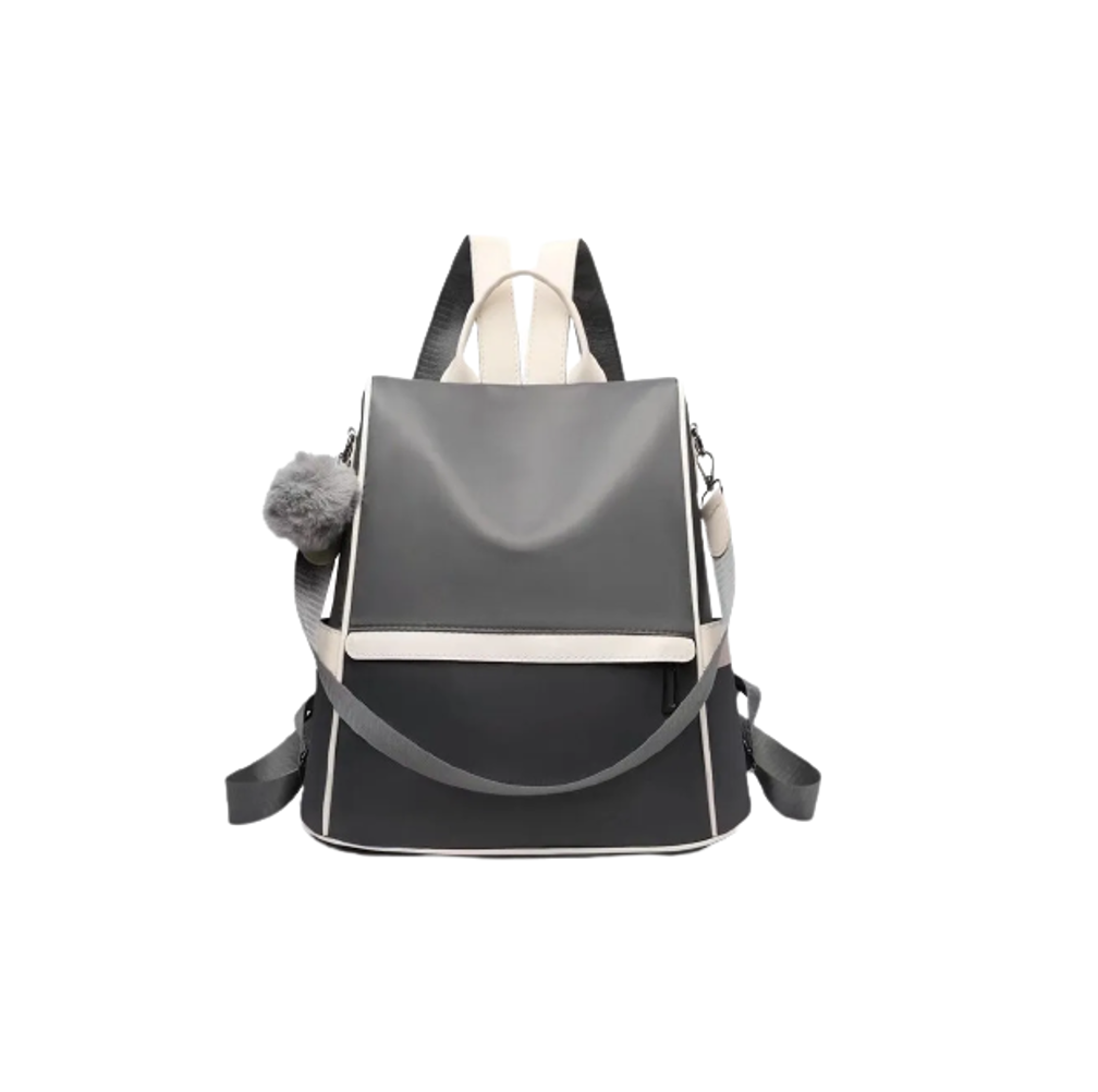 Mochila de Moda Simple Antirrobo Tres Bandolera Individual