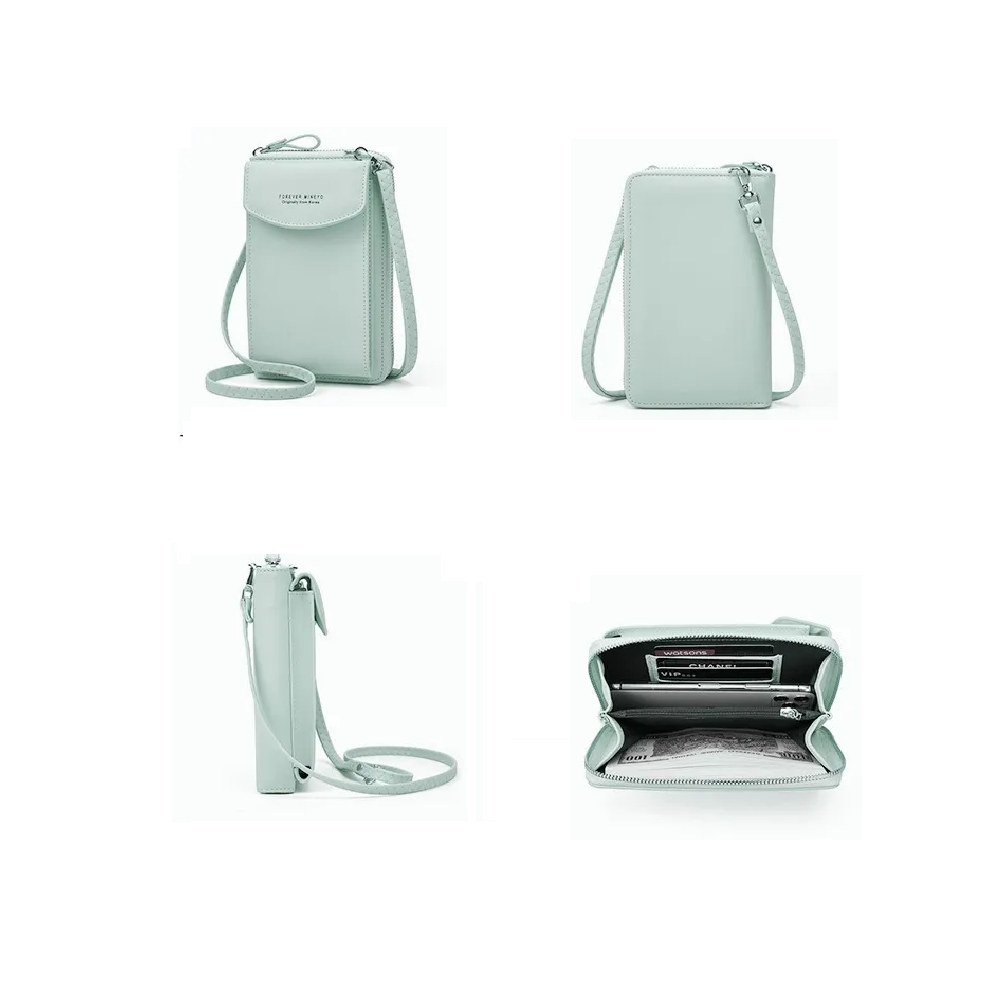 Foto 2 | Bolso Bandolera para Mujer Cruzada color Verde
