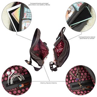 Foto 2 | Bandolera Nicole Lee Constanza Multicolor Double Queens