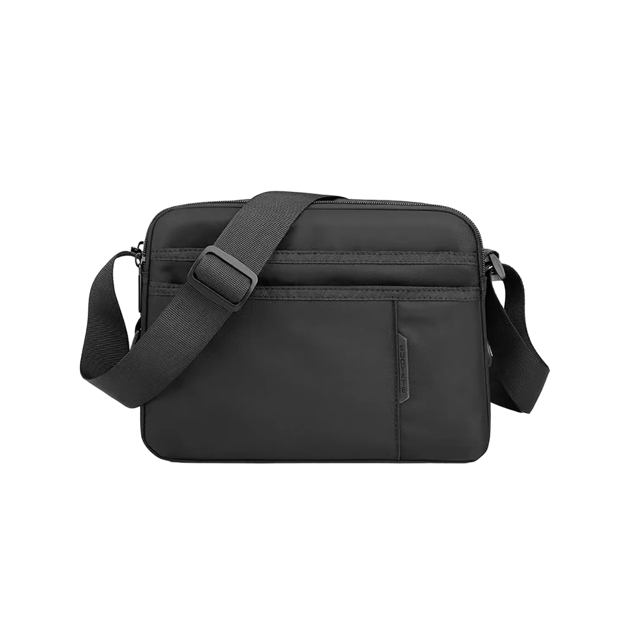 Foto 2 pulgar | Bolsa Bandolera Malubero color Negro Multifunción de Nailon para Hombre