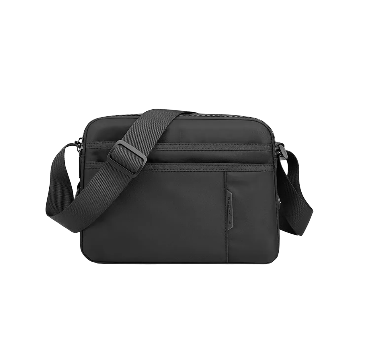 Bolsa Bandolera Malubero color Negro Multifunción de Nailon para Hombre