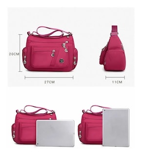 Foto 3 | Bolsa Malubero color Rosa para Mujer