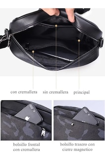 Foto 3 | Bandolera Malubero para Hombre