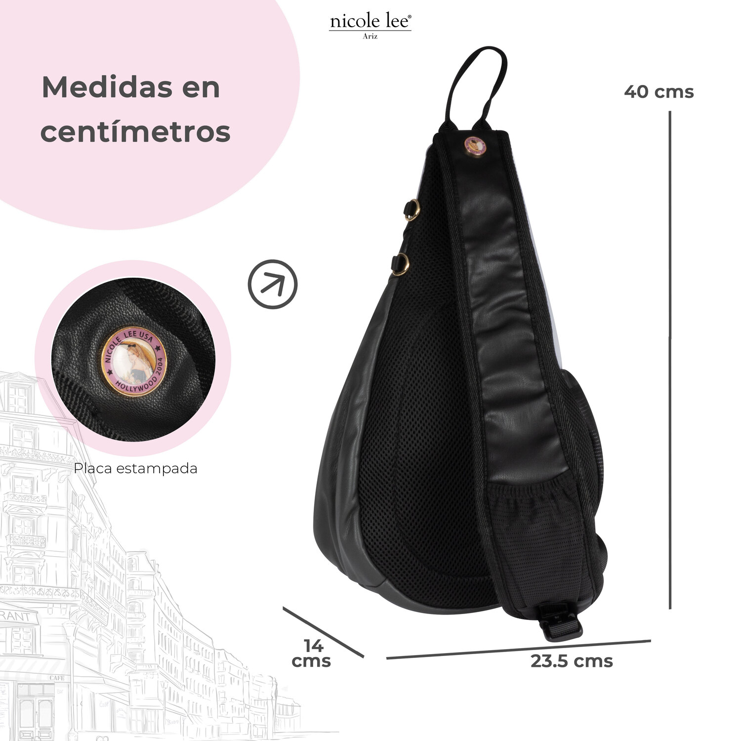 Foto 5 | Bandolera Nicole Lee Jazmin Multicolor