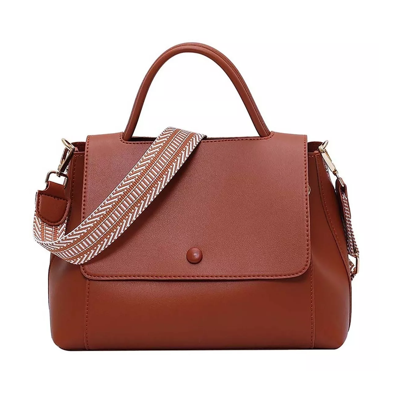 Bolsa Bandolera Belug color Marrón para Mujer