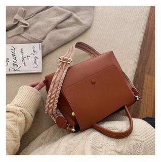 Foto 3 | Bolsa Bandolera Belug color Marrón para Mujer