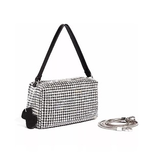 Foto 1 | Bolsa Bandolera Belug con Brillantes color Plata para Mujer