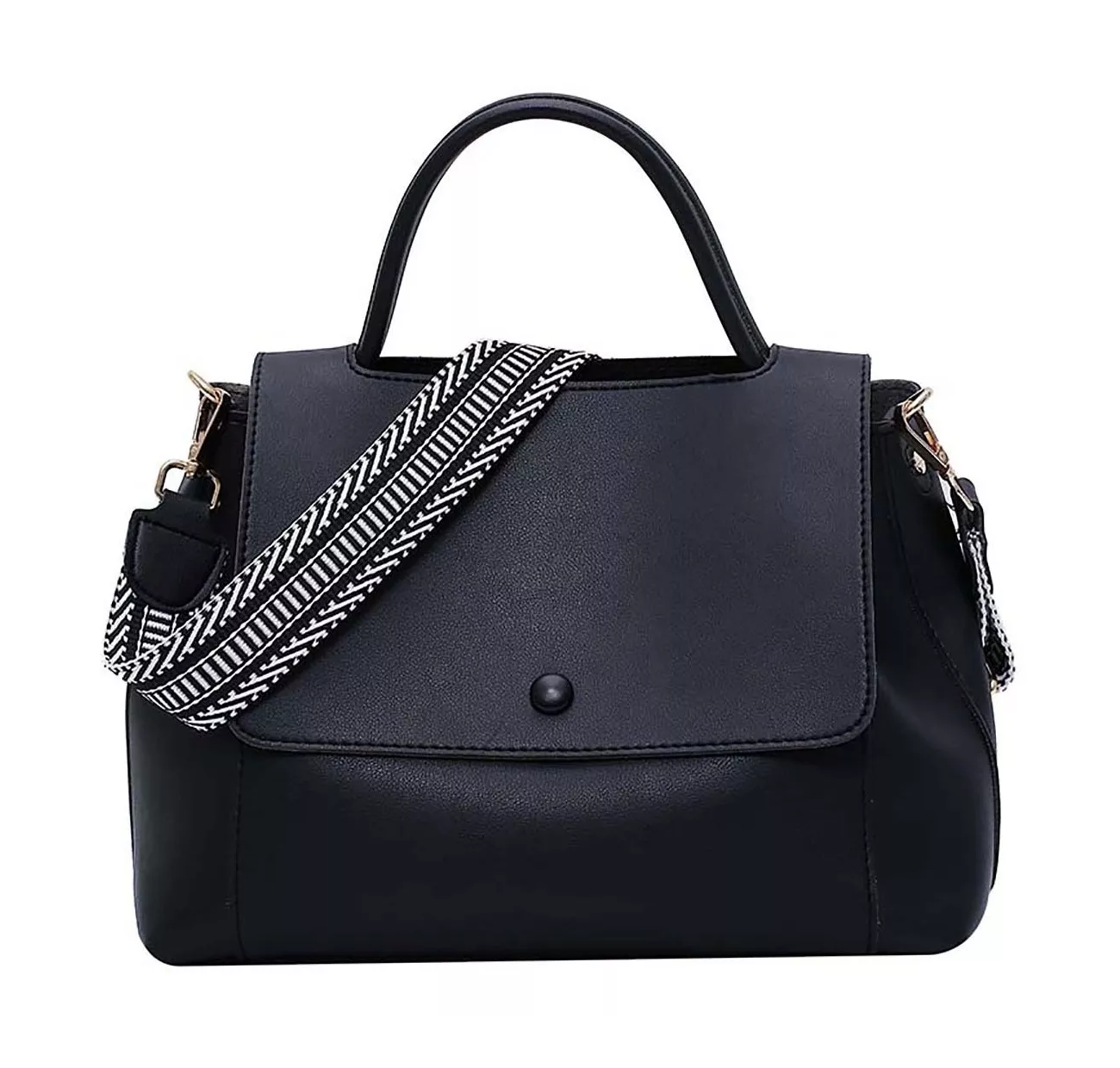 Bolsa Bandolera Belug color Negro para Mujer