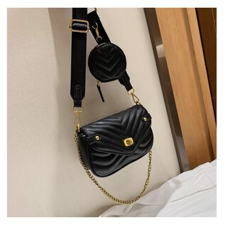 Foto 3 | Bolsa Bandolera Belug color Negro para Mujer
