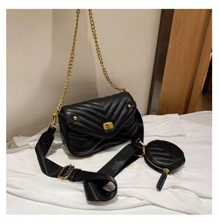 Foto 4 | Bolsa Bandolera Belug color Negro para Mujer