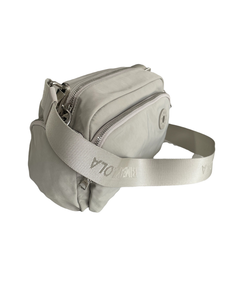 Foto 3 | Bolsa Bandolera Bimba y Lola Gris para Mujer