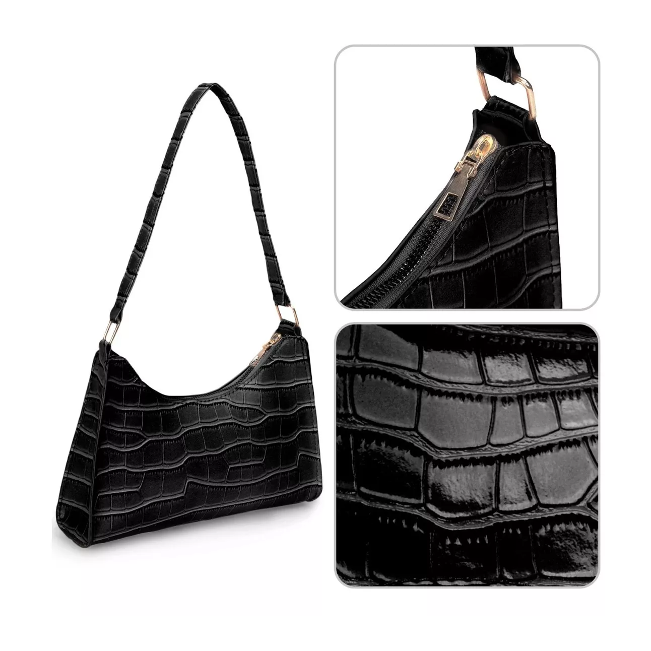 Foto 5 pulgar | Bolsa de Mano Belug color Negro