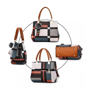 Foto 2 | Bolsa Belug color Café para Mujer