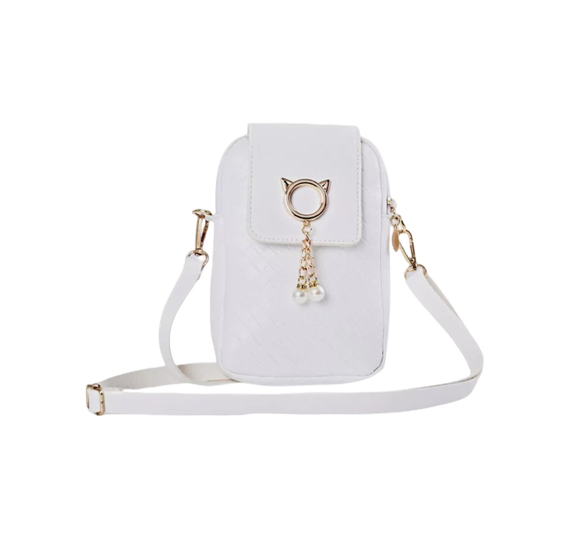 Bolsa Bandolera Belug color Blanco