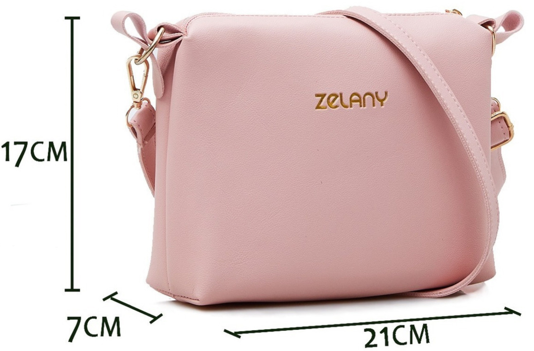 Foto 5 pulgar | Set 3 Bolsas Bandolera Zelany Cosmetiquera Cartera Borla Logo para Mujer