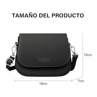 Foto 2 | Bolsa Genérica Bandolera color Negro para Mujer