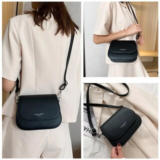 Foto 3 | Bolsa Genérica Bandolera color Negro para Mujer