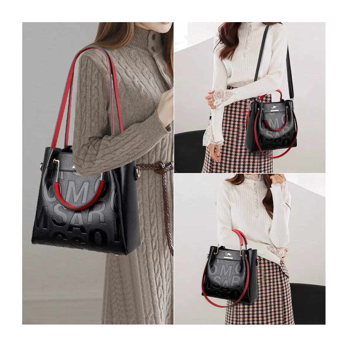 Foto 4 pulgar | Bolsa Mochila BELUG Gran Capacidad Negra para Dama