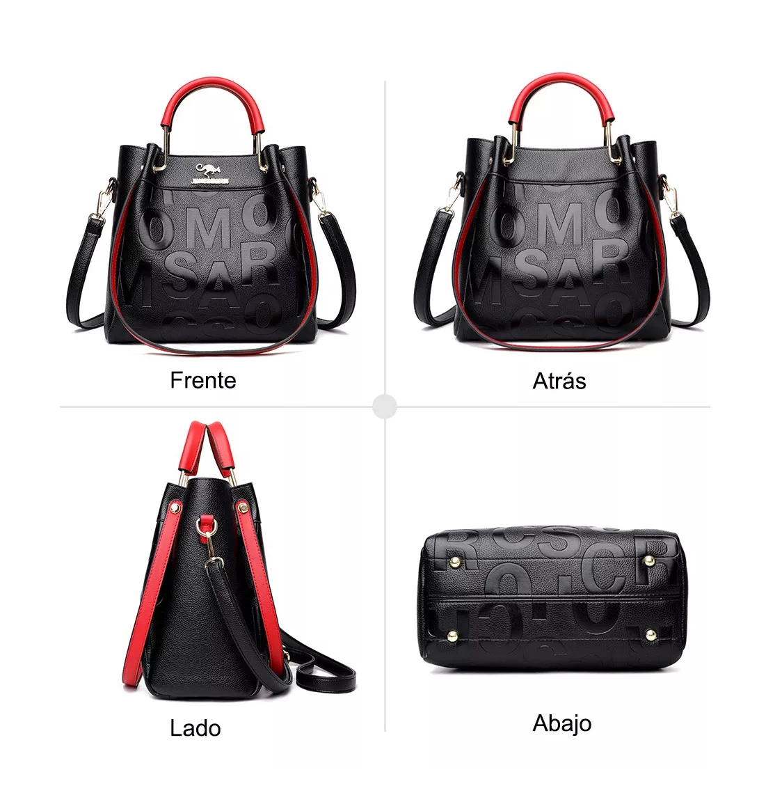 Foto 5 | Bolsa Mochila BELUG Gran Capacidad Negra para Dama