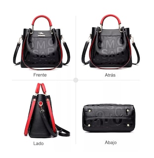 Foto 5 | Bolsa Mochila BELUG Gran Capacidad Negra para Dama