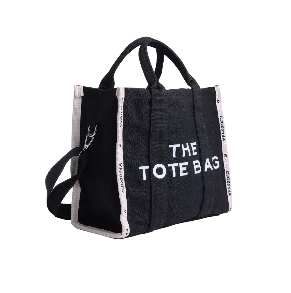 Foto 2 pulgar | Bolso de Mano BELUG de Lona para Compras de Cercanías Negro