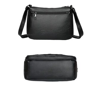 Foto 2 | Bolsa Bandolera Belug color Negro para Mujer